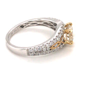 18K Diamond Ring w/ 1.02ct  GIA Certified L / I1