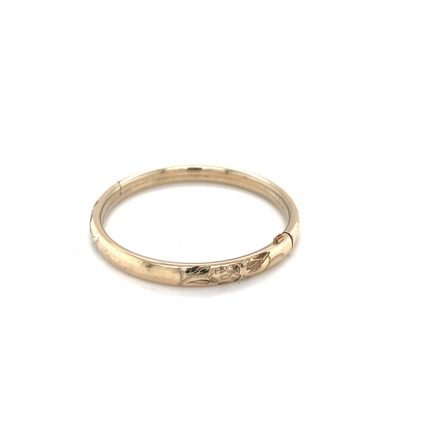 14K Yellow Gold Filled Baby Bangle