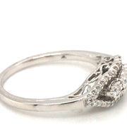 14kt White Gold .25cttw Diamond Engagement Ring