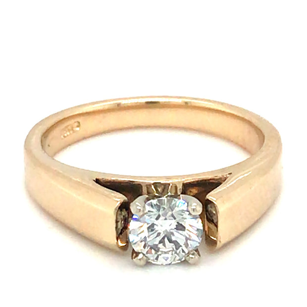 14kt Gold Diamond Solitaire Ring  0.50ct G/VS1