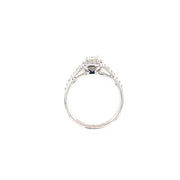 0.47ct Diamond Halo Style Ring