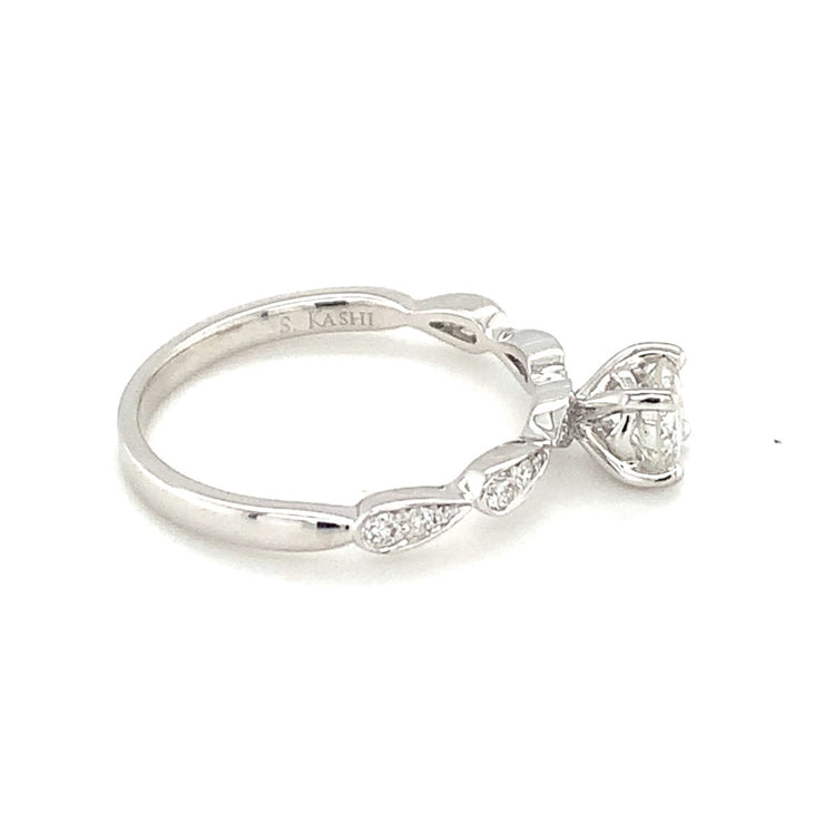 14Kt White Gold 0.45ct Diamond Engagement