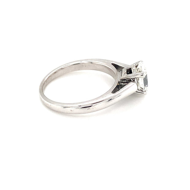 14k White Gold 1ct Oval Diamond Solitaire