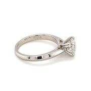 Platinum Solitaire Ring Semi Mount