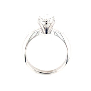 14k Solitaire Lab Diamond 1.52 Ct Pearl G/VS2