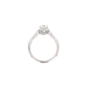 1.20ct D/VVS2 Lab Diamond in14K White Gold Engagement Ring