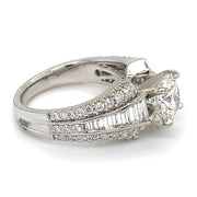 14k Engagement Ring With 1.59 Twt Lab Grown Diamond