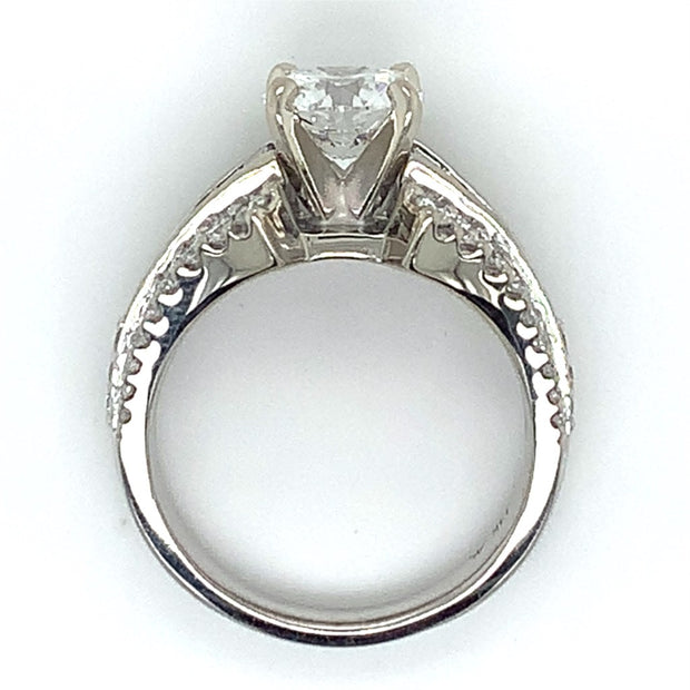 14k Engagement Ring With 1.59 Twt Lab Grown Diamond