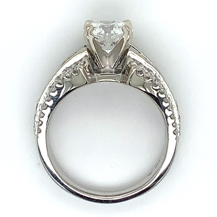 14k Engagement Ring With 1.59 Twt Lab Grown Diamond