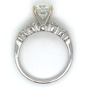 14k W Gold 1.53ct Round E VVS2 Lab Grown Diamond Ring