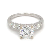 14k W Gold 1.53ct Round E VVS2 Lab Grown Diamond Ring