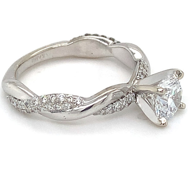 14k White Gold 1.03ct Lab Grown Diamond