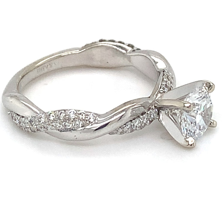 14k White Gold 1.03ct Lab Grown Diamond