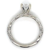 14k White Gold 1.03ct Lab Grown Diamond