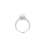 14k White Gold 1.00ct Lab Grown Diamond Ring
