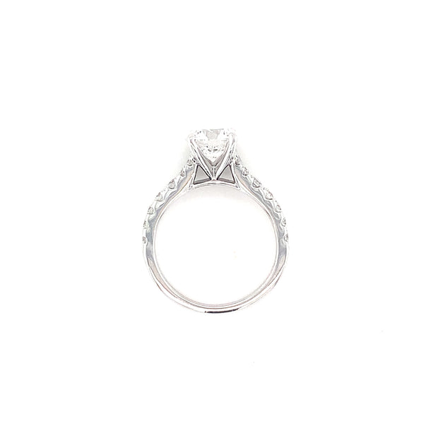 14k White Gold 1.00ct Lab Grown Diamond Ring