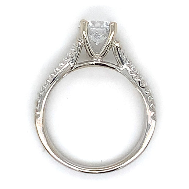 18K White Gold 1.08ct Lab Grown Diamond