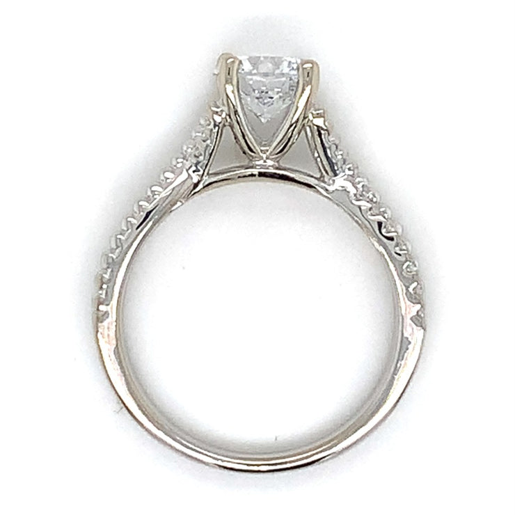 18K White Gold 1.08ct Lab Grown Diamond