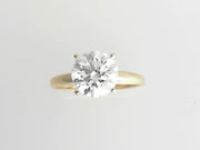 14k yellow gold 2.09ct D VS1 Lab Grown Diamond Engagement Ring