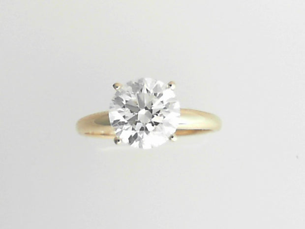 14k yellow gold 2.09ct D VS1 Lab Grown Diamond Engagement Ring