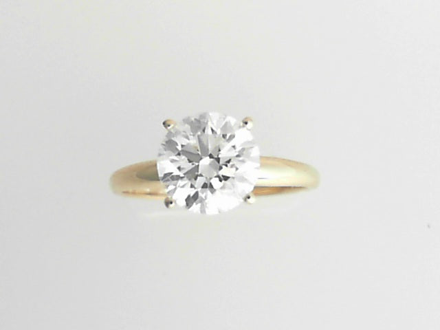 14k yellow gold 2.09ct D VS1 Lab Grown Diamond Engagement Ring