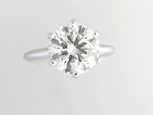 14k White Gold 3.75ct Lab Grown Diamond Ring G VVS2