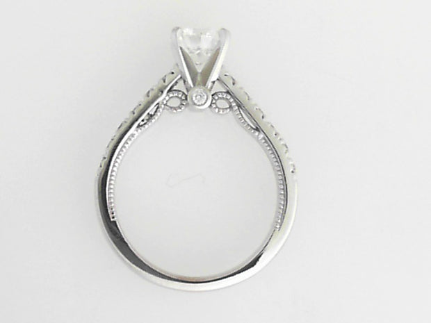 14k White Gold 1.03ct Lab Grown Diamond D/VVS1 w/ 0.38ct tw Natural Diamonds