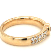 14k Yellow Gold 1.41cttw Diamond Engragement Ring
