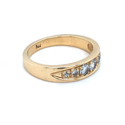 14k Yellow Gold Diamond Band  0.33ct tw