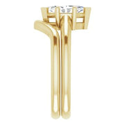 14K Yellow 9x4.5 mm Marquise Solitaire Engagement Ring Mounting