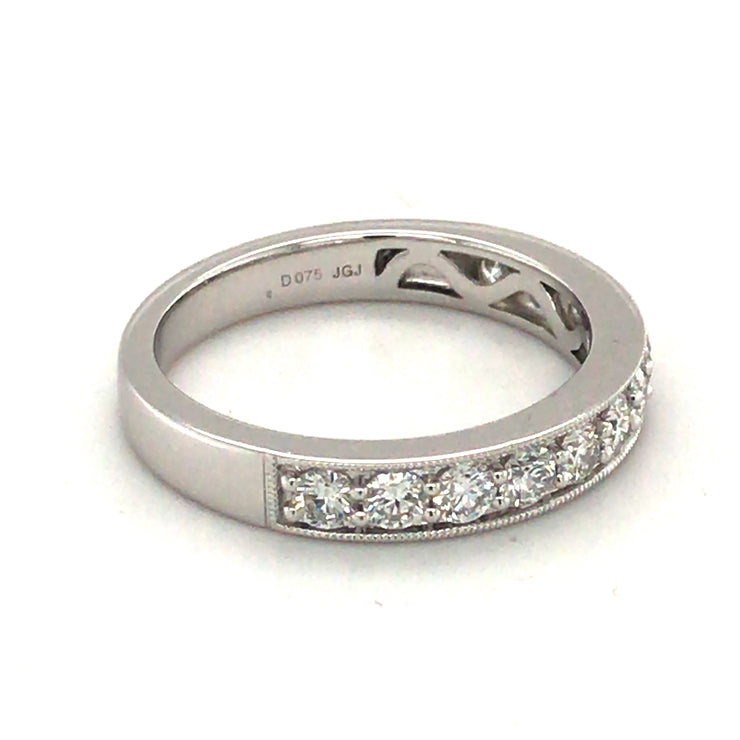 18k White Gold 0.75cttw Diamond Anniversary Band