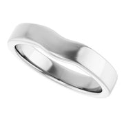 14K White Band