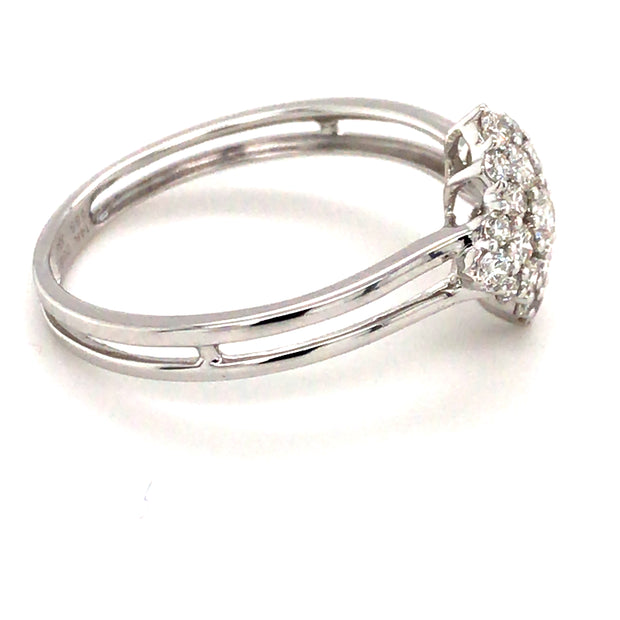 14 kWhite Gold .46cttw Diamond Ring