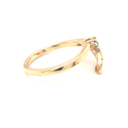 14k Yellow Gold .18cttw Diamond Ring Wrap