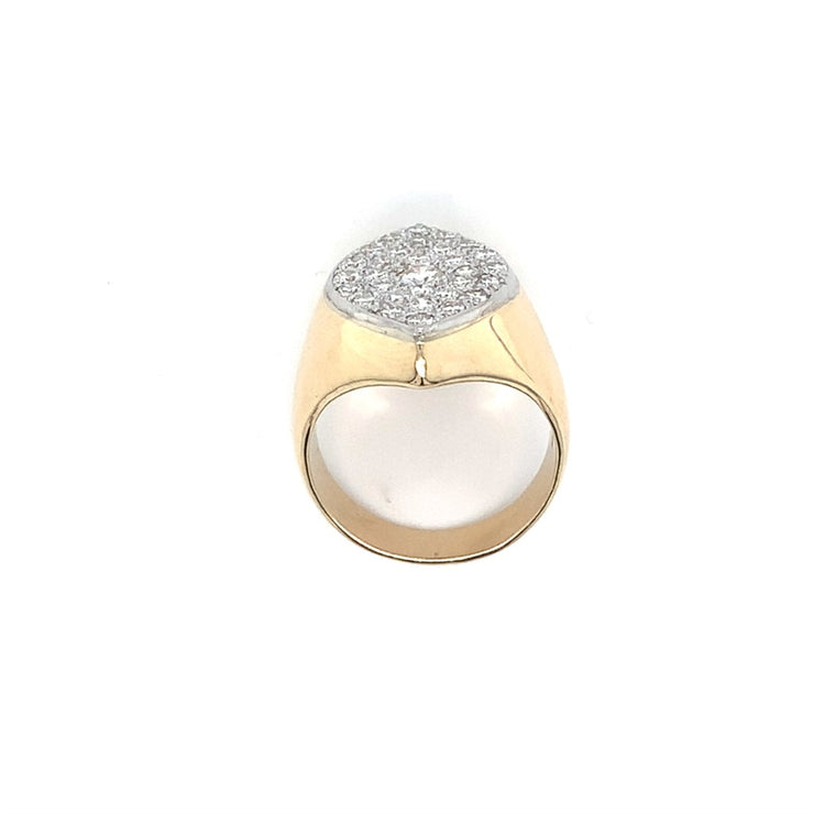 14k Yellow Gold Diamond Ring