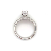 14k White Gold Semi-Mt Ring with 0.51tw