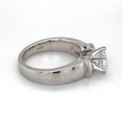 14k White Gold Semi-Mt Ring with 0.18 tw