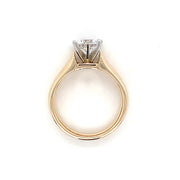 14k Yellow Gold Semi-Mt Ring with 0.24 tw