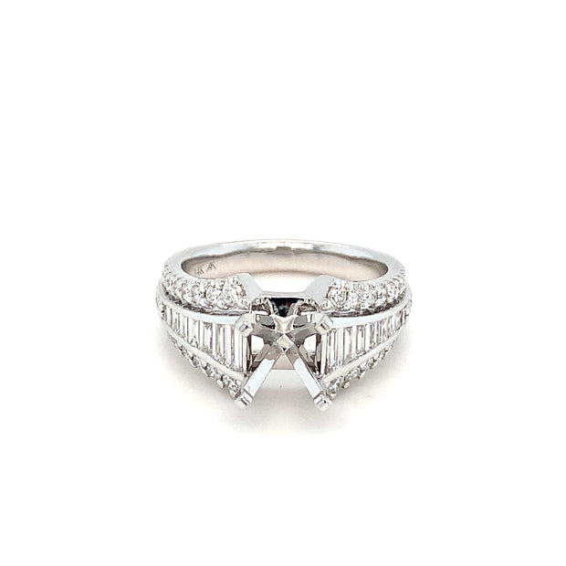 14k White Gold Semi-Mtg
