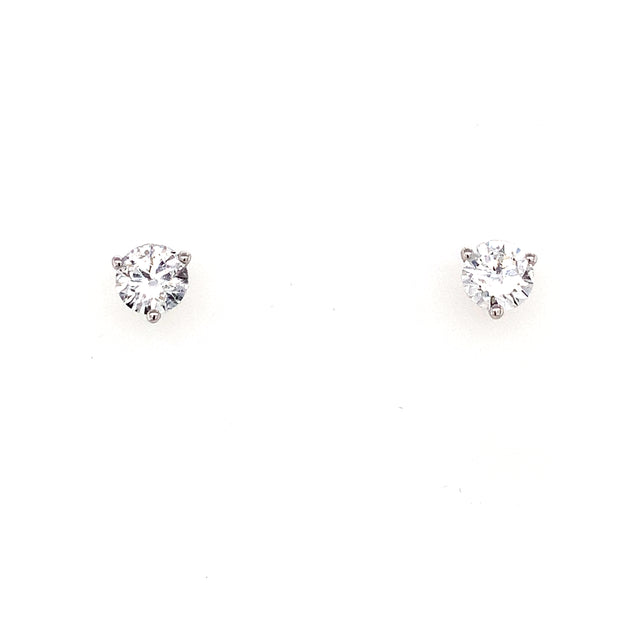 14k Lab Diamond 1.07cttw Earrings