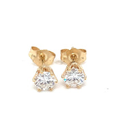 0.70ct tw Diamond Earrings G/H SI1 14kt
