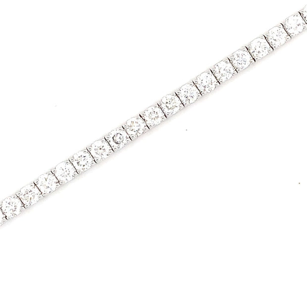 14k White Gold 6.30 cttw Diamond Tennis Bracelet