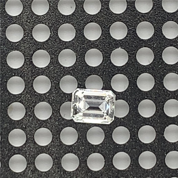 0.71ct Emerald Cut F VS1 Mined Diamond GIA