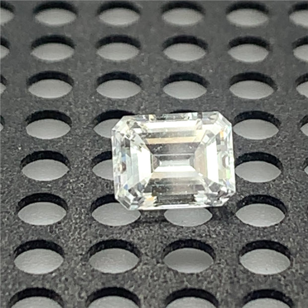 0.71ct Emerald Cut F VS1 Mined Diamond GIA