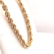 2.7mm 14k Yellow Gold French Rope Chain