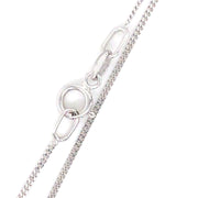14k White Gold Baby Curb Chain