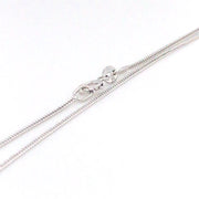 14k White Gold Baby Curb Chain