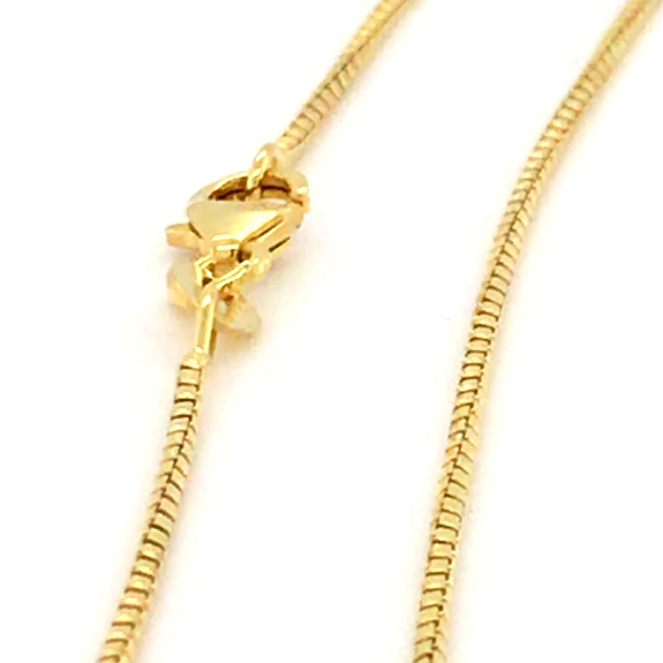 14k Yellow Gold Round Box Chain