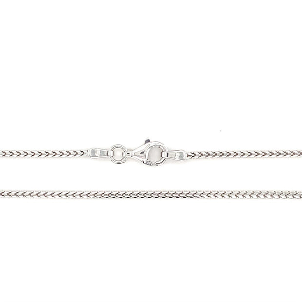 14k White Gold Franco Chain