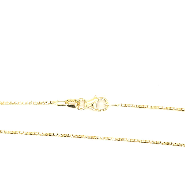 14k Yellow Gold Round Box Chain